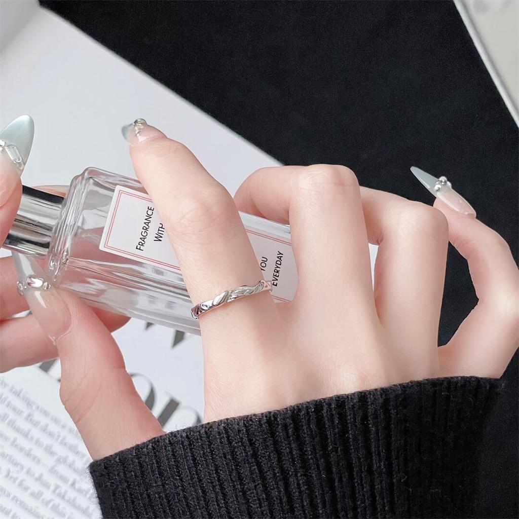Stern Mond Einfach Trend Paar Ring Nische Design Hohes Gefühl Offener Ring Persönlichkeit Klein Frisch Ring