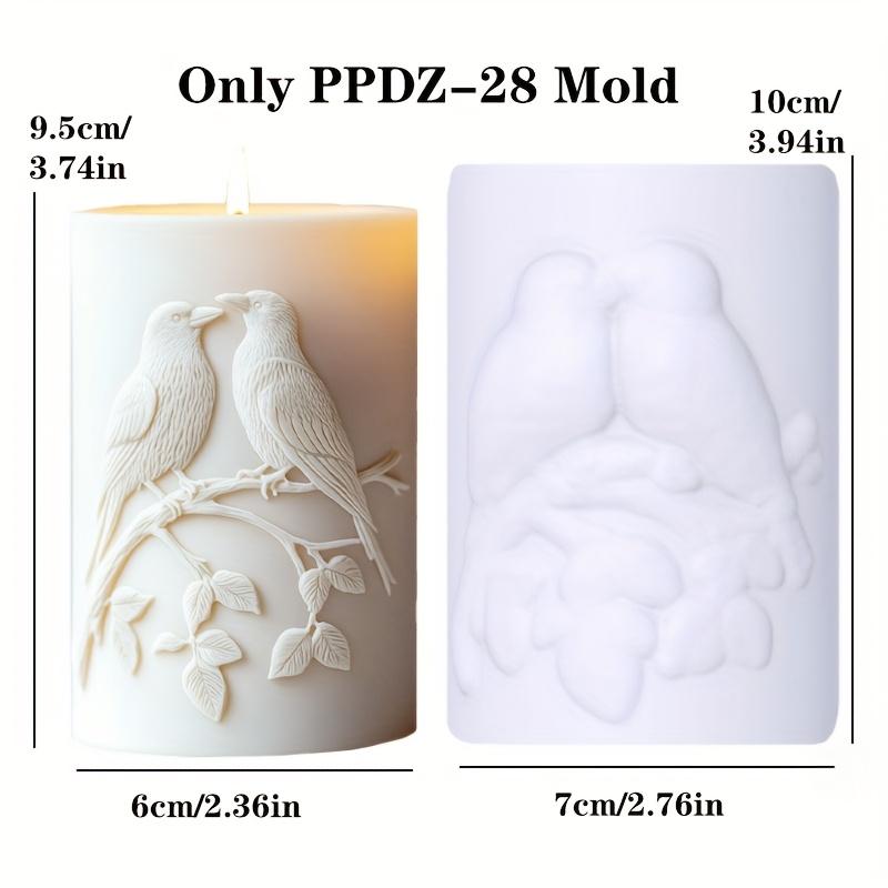 Lumânare Aromaterapie Vulpe Corbul Sfânt Matriță Silicon DIY Pasăre Norocoasă Vulpe Lumânare Rășină Gips Argilă Vulpe și Corbul Relief Matrițe Beton