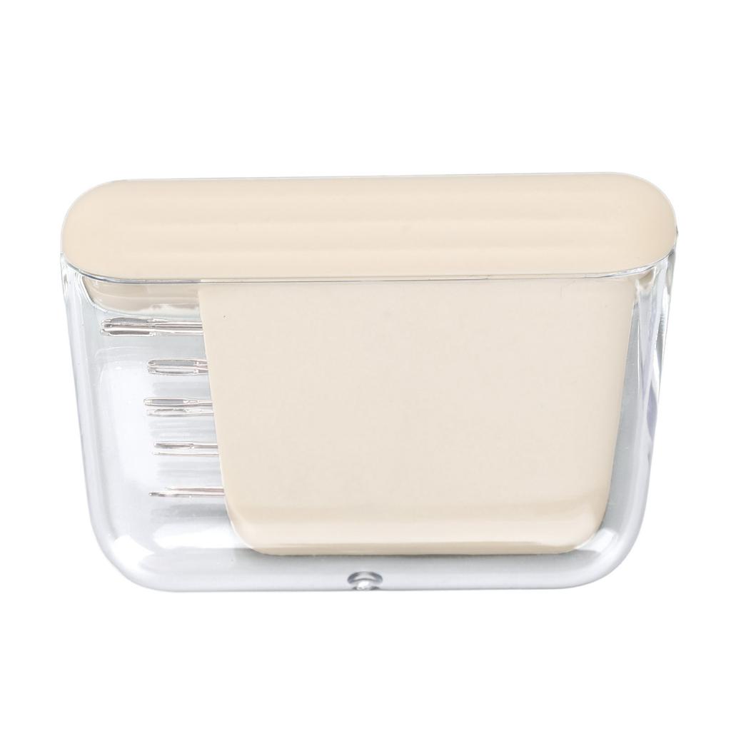 Magnetic Sewing Needle Case Portable Sewing Needle Storage Box with 10 Needles for Outdoor Projects