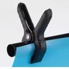 Heavy Duty Spring Clamps Clip 4.5inch for Muslin/Paper Photo Studio Backdrops Background-6 Pack(Black)