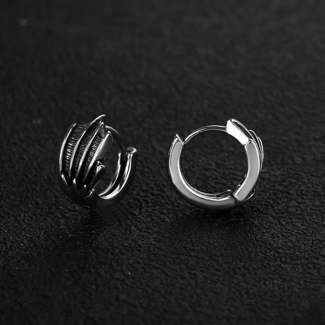 

Серьги Devil Wings, нишевый дизайн, застежки-пряжки, классные, красивые, модные, брендовые, универсальные, одиночные серьги, высококачественные мужские и женские модели