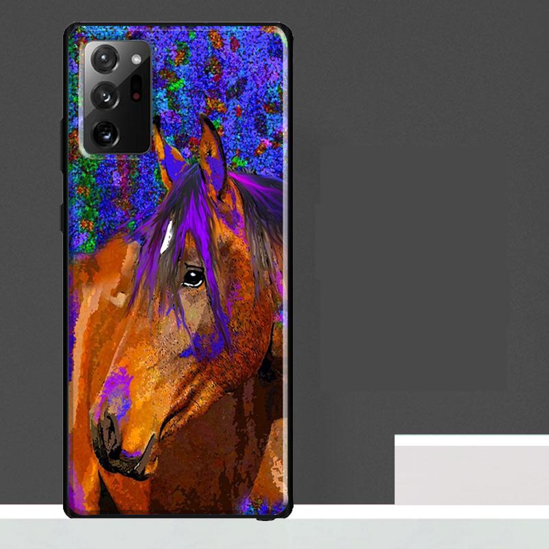 Beautiful Horse Case For Samsung Galaxy S25 Ultra S21 S22 S23 S24 Ultra S9 S10 S20 Plus S25 FE Phone Cover