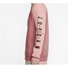 Pánská pletená mikina s fleecovou podšívkou Air Jordan Sport DNA s vyšívanou nášivkou Quartz-Pink CT6304-689