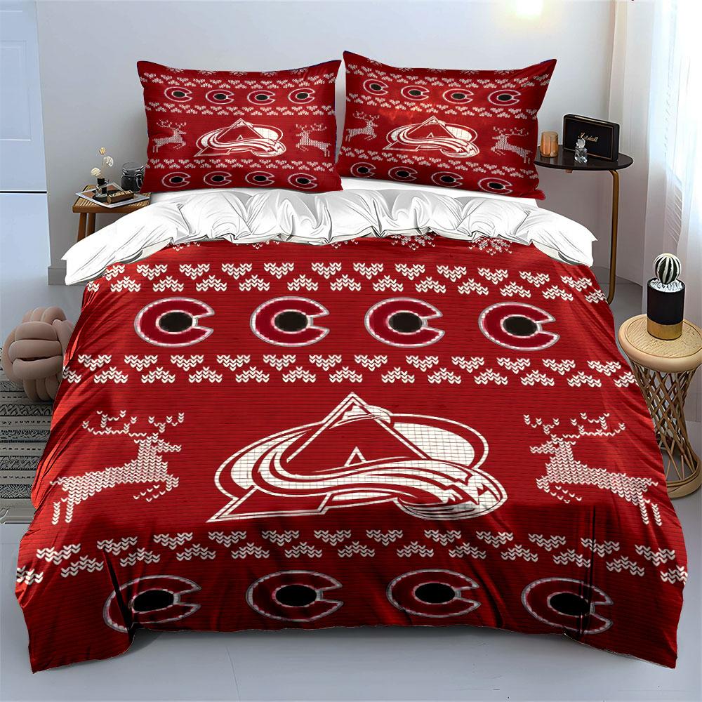 "Red Winter Deer Bedding Set" Bedding Duvet Cover Set Duvet Cover Pillowcases (1 * Duvet Cover 2 * Pillowcases, Without Duvet Insert)