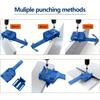 6/8/10mm Drill Bit For Carpentry Straight Hole Locator Clamp Woodworking Dowel Handheld Drill Guide and Hole Saw Tool