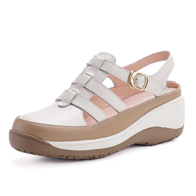 Fashion Demi-season Anti-slip Summer Slippers Shower Sneakers Shoes Sports Sandals Woman Retro Shoses Casuall Cheap Footwear