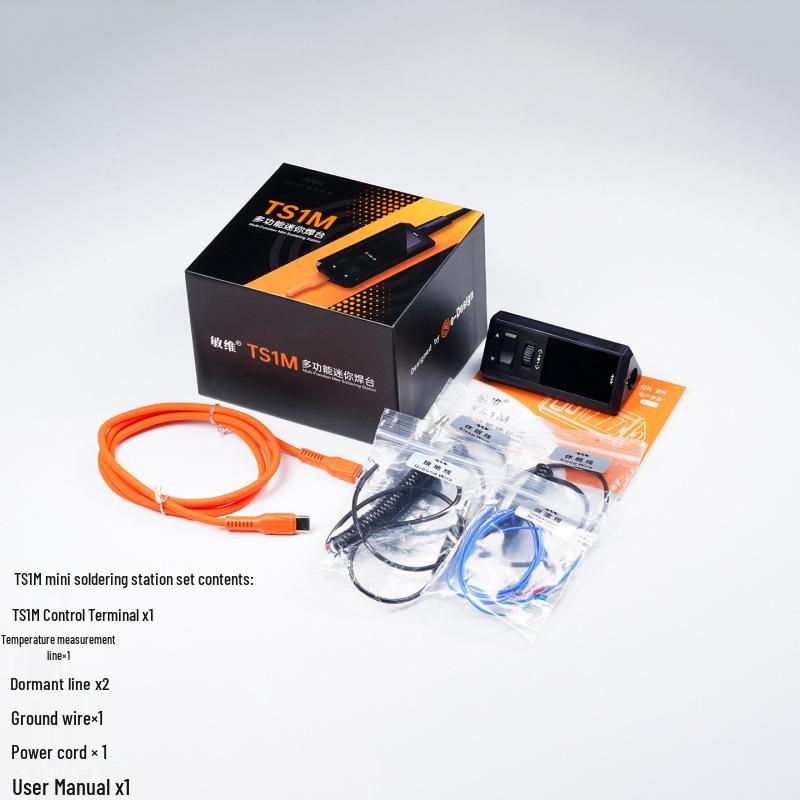 

TS1M Mini Soldering Station: 200W Dual-Mode Power, PD3.1 Protocol, Thermocouple Temperature Measurement.