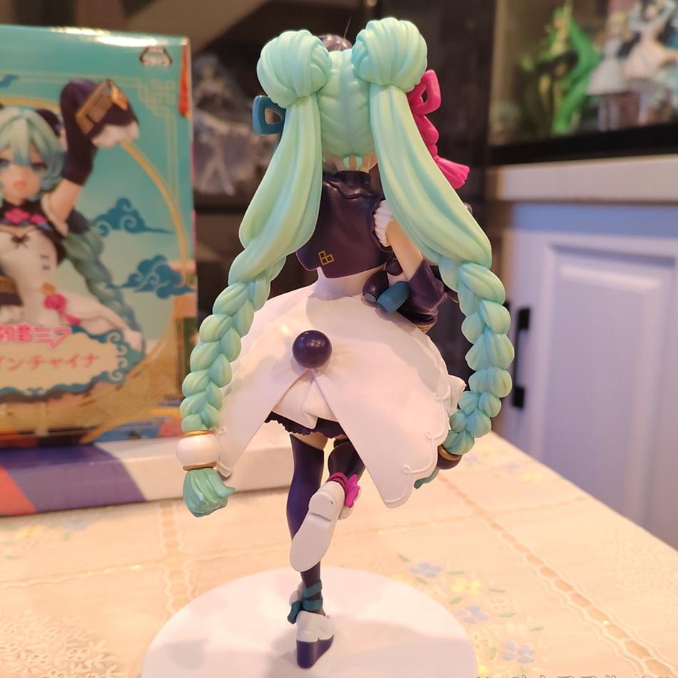 1-3Pcs Cinnamoroll Piapro Panda Hatsune Miku Girls Toy Anime Figure Toy Anime Game Pvc Action Figure Collectible Model Doll