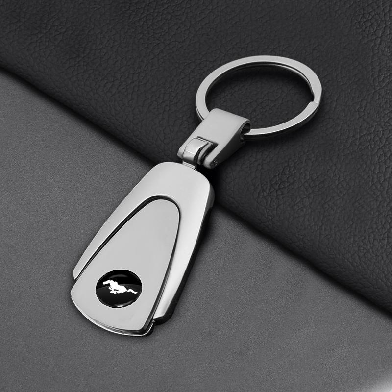 Leather Key Chain Car Keyring Pendant Keychain Decor Styling For Ford Focus 2 3 mondeo mk3 f150 fusion mustang mk7