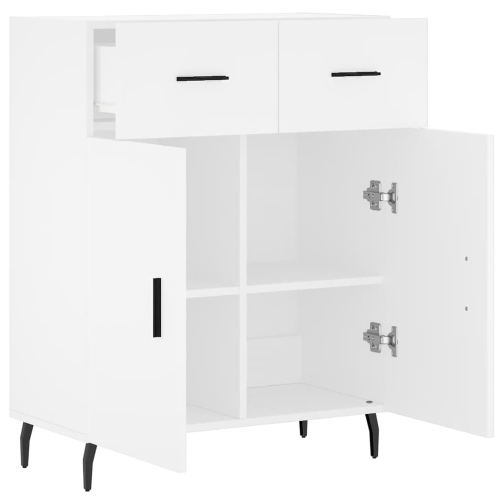 Sideboard White 69.5 X 34 X 90 Cm Particleboard