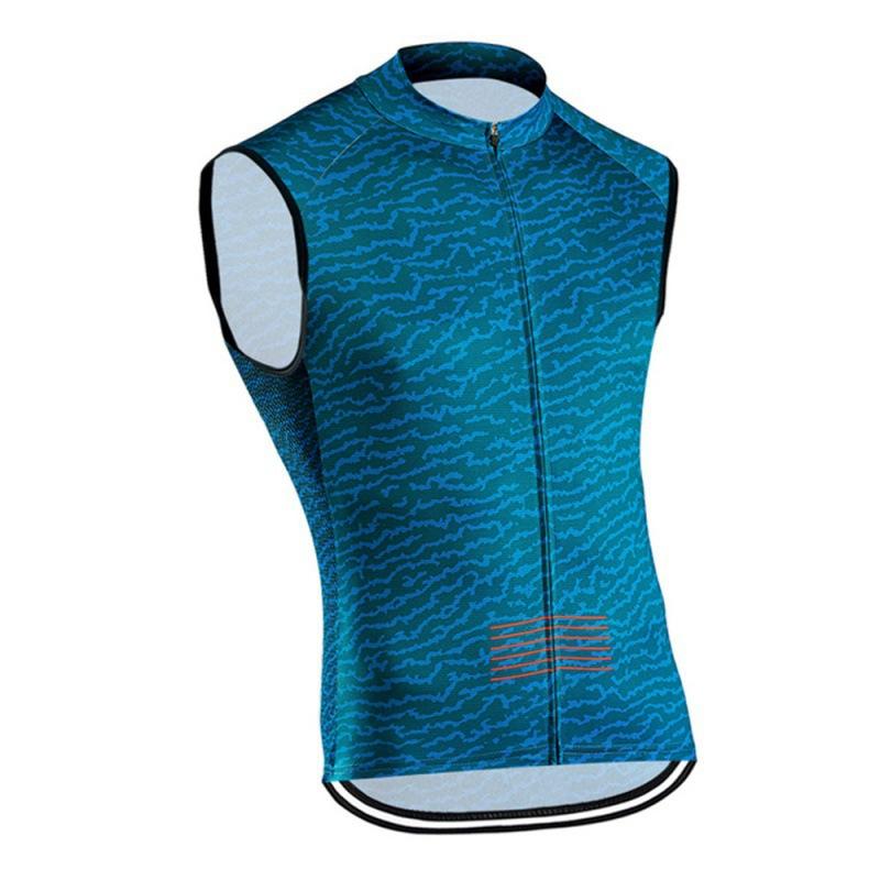 Cycling Vest Road Bike Cycling Top Quick-drying Fabric Sweat-absorbing Breathable Bicycle Suit