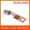 VP 10 buc noi 3X3X4.5MM Perii de Carbon pentru Motor Electric Înlocuire Mașină de Șlefuit Dentară Micromotor Piese de Mână 3X3X4.5MM