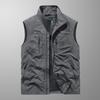 2025 Outdoor Leisure Vest Men's New Multi-Pocket Breathable Outdoor Cargo Jacket Coat High-Quality Design Hiking Fishing Vest