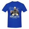 Unisex Pope Leo XIV Catholic Church Funny T Shirt Vintage Oneck Cotton Unisex Clothing