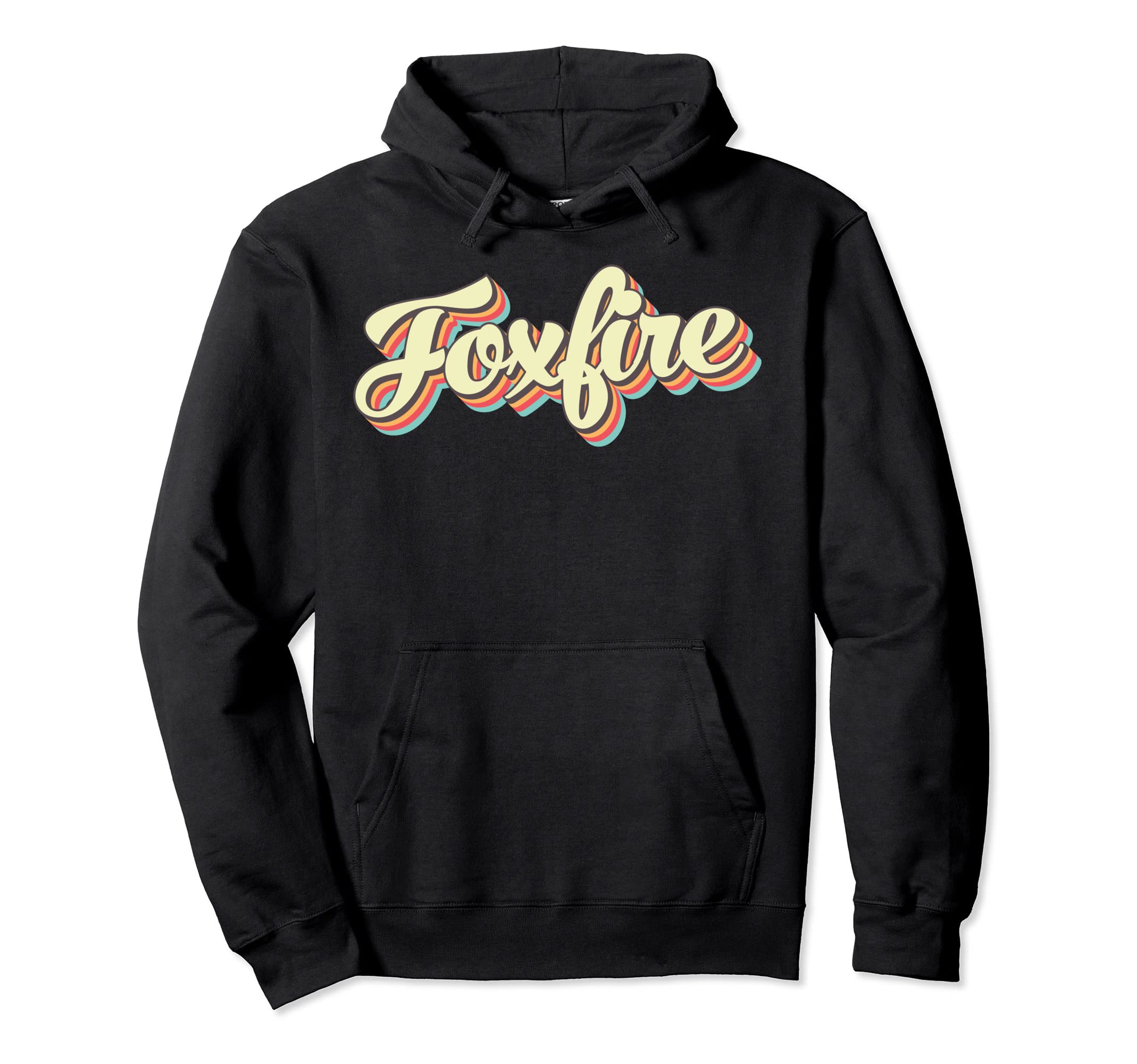 

Foxfire T-shirt Retro Art Baseball Font Vintage Hoodie