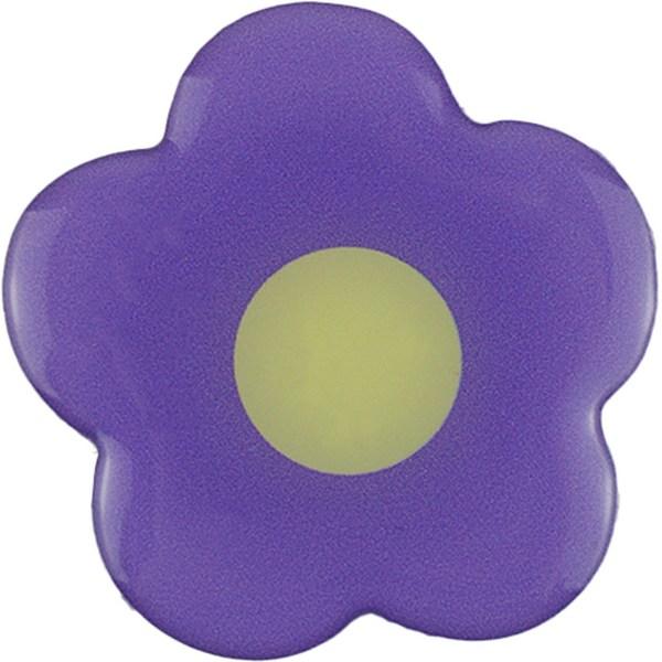 

Peerist cute mobile phone griptalk, purple flower, 1 piece
