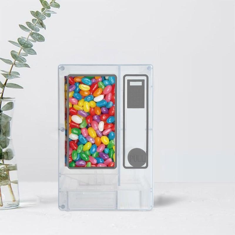 Plastic Candy Machine Toy Small Vending Machine For Children Treats Sweet Storage And Kids Room Decoration Shelf Display
