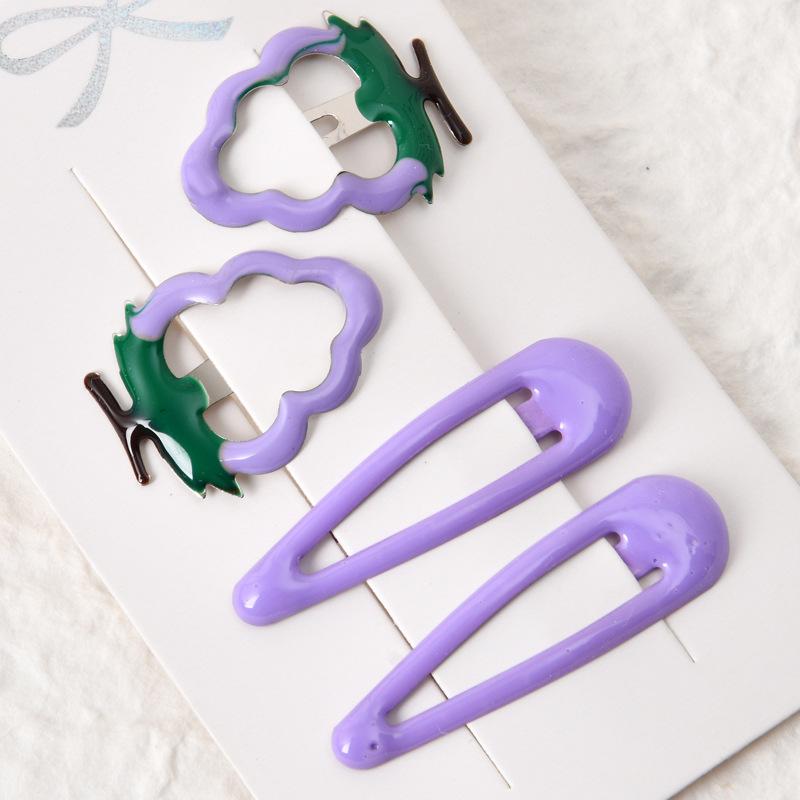 1Set Cute Candy Colors Dripping Hairpins BB Clip Girls Children Hair Clip Pin Barrette Accessories Women Kids Hairgrip Headdress
