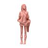 1/64 Miniature Figures Model Action Figure Sand Table Ornament Photography Tiny People Collectibles