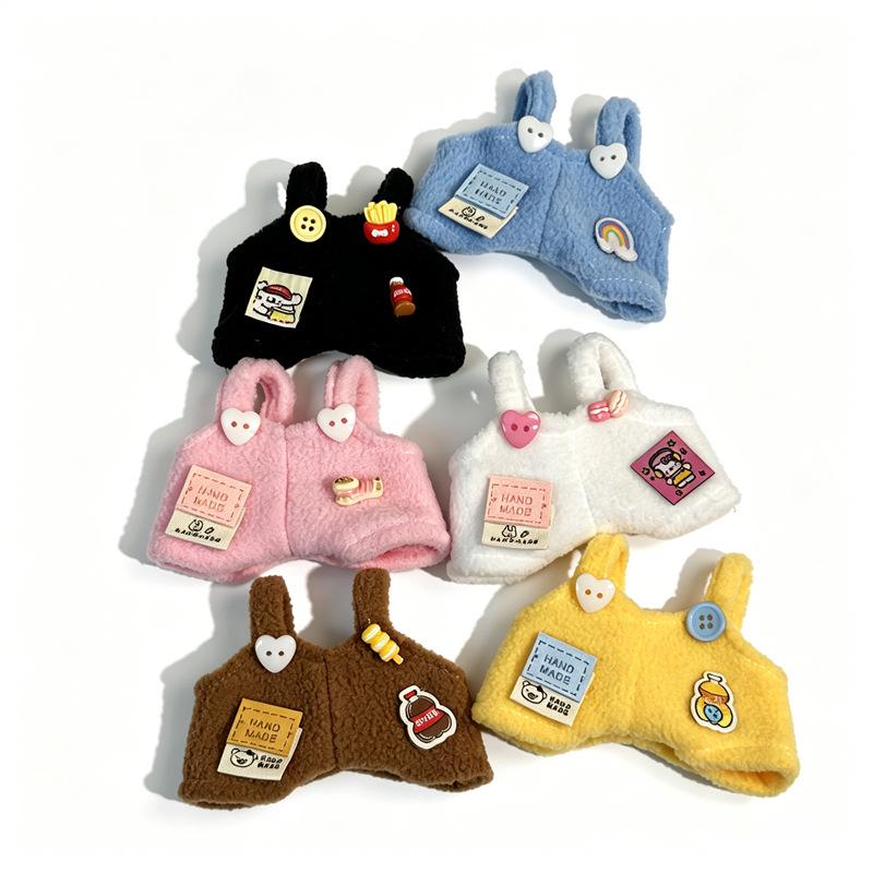 Cotton Overalls DIY Doll Clothes for Dress-up Figures and BJD Dolls