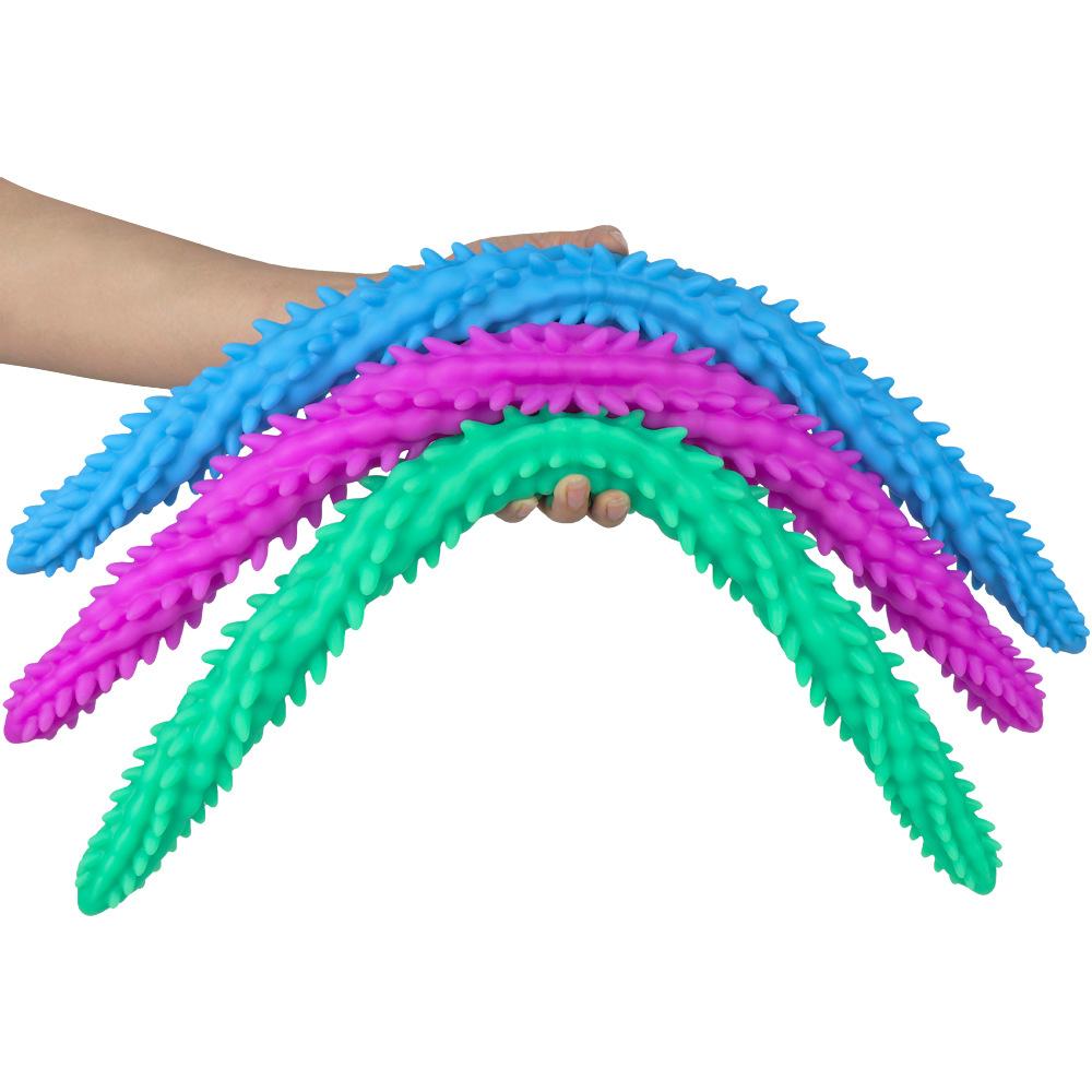 Liquid Silicone Double Headed Wolf Tooth Massage Stick Sm Alternative Fun Anal Plug Backyard Toy Gay Gay Gay Sex Products