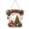 Christmas Tree Book Decorations Tree Acrylic Ornaments Xmas Tree Hanging Pendants Decor