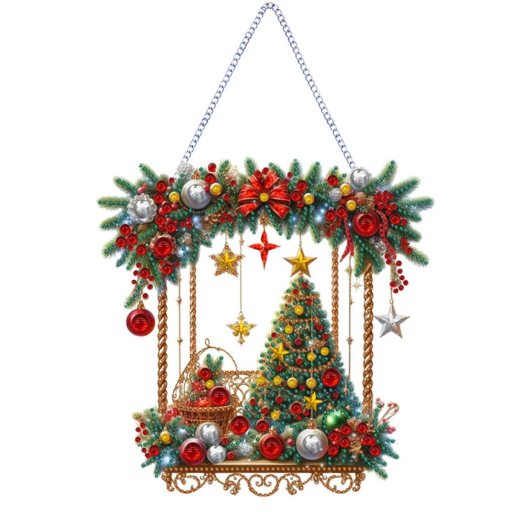 Weihnachten Baum Buch Dekorationen Baum Acryl Ornamente Weihnachten Baum Hängen Anhänger Decor