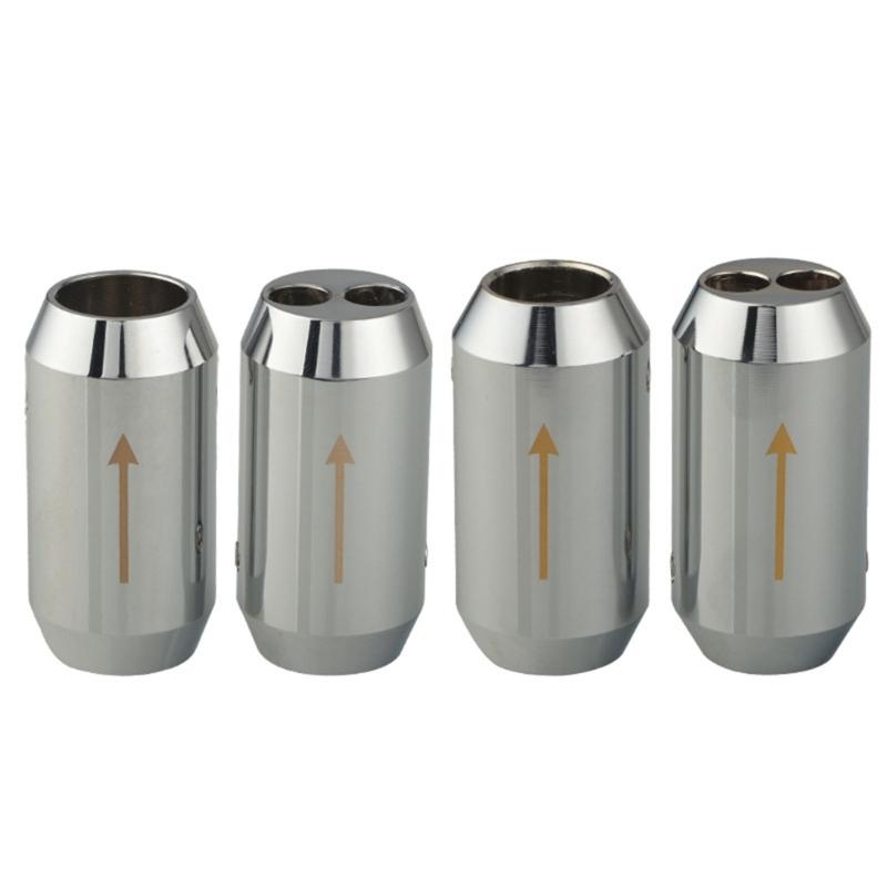 4Piece Set of Auditory Cable Splitters High Strength Aluminum Speaker Wire Dividers for Music Enthusiasts