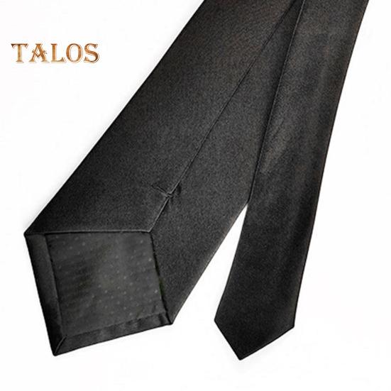 Solid Color Business Tie Formal Faux Silk Pointed Style Men Neckwear Business Trips Formal Event Necktie