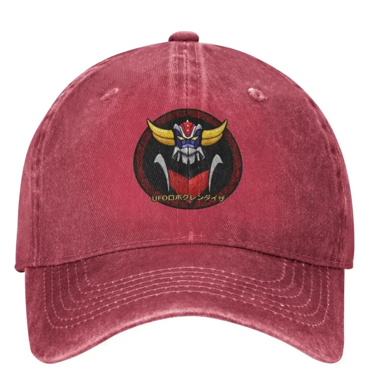 

Robot Grendizer Washed Baseball Cap Japanese Comic Trucker Dad Hat FeUnisex Unisex Hiking Fishing Sun protection Baseball Caps One Size