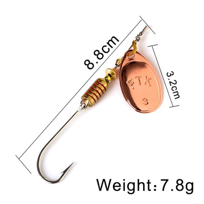 

FTK 1 шт., одинарный крючок для рыбалки, разные цвета, приманка для окуня, 4,1 г, 5,0 г, 7,8 г, 10,5 г, 15,0 г, длина 7,2 см, 8 см, 8,8 см, 9,8 см, 10,5 см 3# шампанского