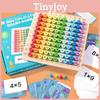 Multiplication Kids Learning Toy With Wooden Arithmetic Board For Classroom Use