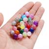 10pcs/lot 10mm Colorful Resin Round Bead Charm Spacer Loose Beads for DIY Handmade Necklace Jewelry Making Findings Accessories