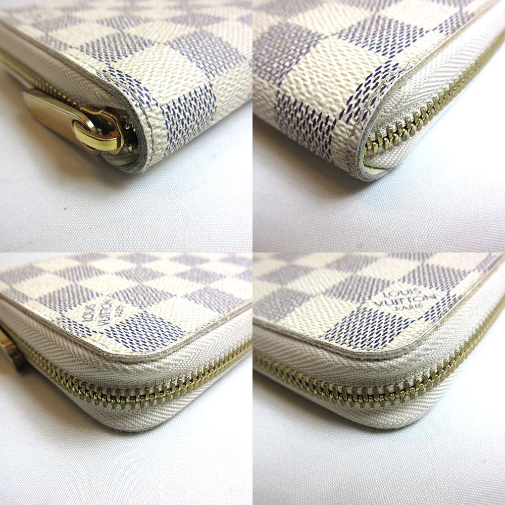 Used LOUIS VUITTONPurse Damier Azur Canvas Women