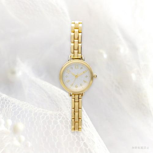 Fieldwork Women's Analog Watch, Nickel-Free, 5 ATM Water Resistance, Gold Metal Band, WP Yella ASS175-2