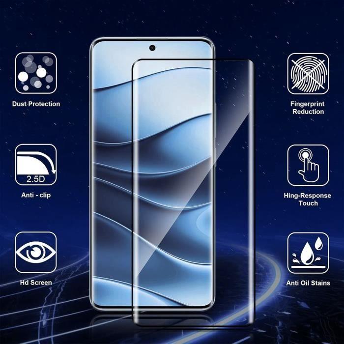 Protecteur d'écran - E.F.Connection - Redmi Note 14 Pro 5G - Verre trempé 9H - Antichoc - Lot de 4