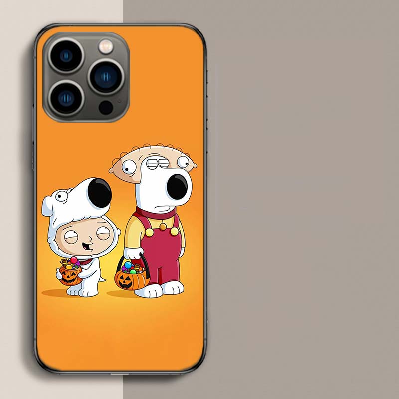 F-Family Funny Guy Phone Case For Iphone 17 Air 15 Pro 14 Plus 16 Pro Max 17E 16E 12 13 Mini 11 Cover Cute Fundas