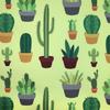 Outdoor Decorative Fabrics Oxford With Motif Cacti I Dr003