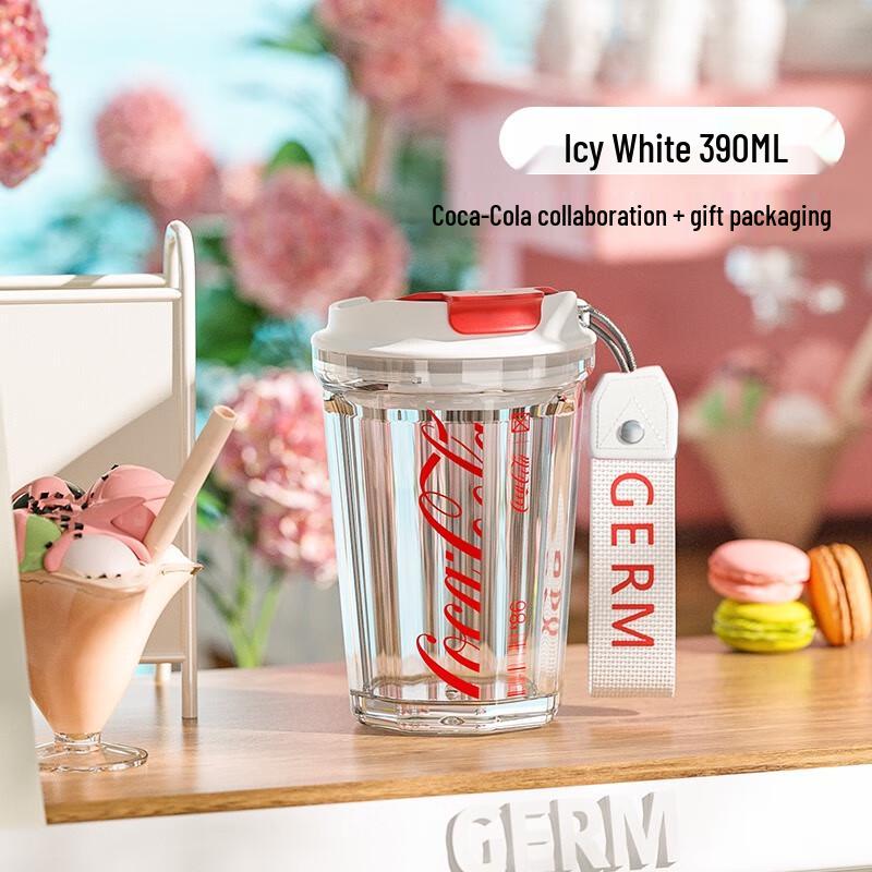 

GNEE Coca-Cola 390ml Straw Water Bottle