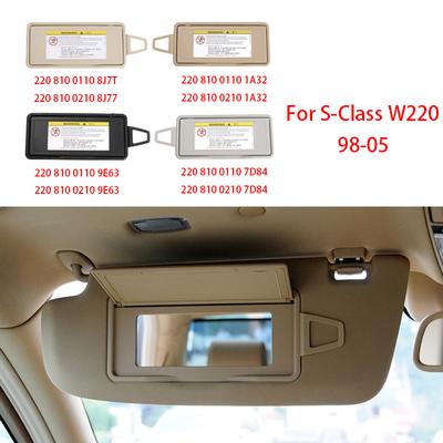 Για Mercedes-Benz S-Class W220 Sun Visor Shade κάλυμμα καθρέφτη Αντικατάσταση καλλυντικής θήκης καθρέφτη καλλυντικών εσωτερικού μακιγιάζ