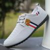 2024 Męskie Buty Codzienne Sznurowane Płócienne Buty Robocze Outdoor Oddychające Codzienne Trampki Antypoślizgowe Męskie Obuwie Turystyczne Letnie Wszechstronne