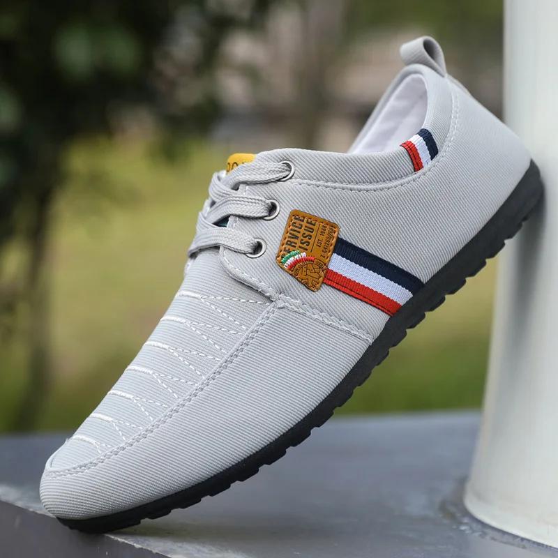 2024 Męskie Buty Codzienne Sznurowane Płócienne Buty Robocze Outdoor Oddychające Codzienne Trampki Antypoślizgowe Męskie Obuwie Turystyczne Letnie Wszechstronne
