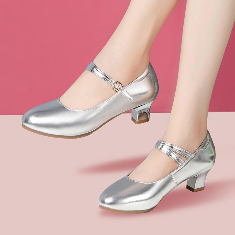 4cm 6cm Genuine Leather Dance Shoes for Adults Non Slip Sole Breathable Lightweight Uyghur Xinjiang Dance Sneakers