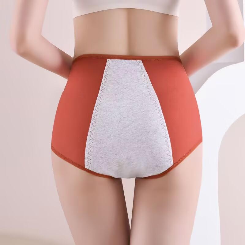 Auslaufsichere Baumwoll-High-Waist-Slips für die Menstruation Menstruationsslips