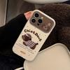 Autumn and Winter Couple Puppies Suitable for 16promax Apple Mobile Phone Case Iphone15 Three-dimensional Cartoon 14 Leather Set 17