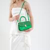 2025 New Retro Portable Small Square Bag Summer Sense Simple Texture Crossbody Shoulder Bag Hand Carry Fashion Women's Bag
