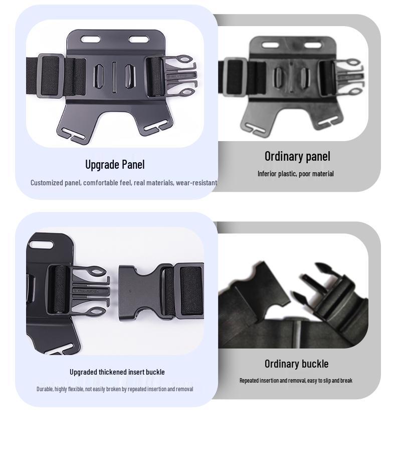 Chest Phone Mount: FPS Shooting, Fishing, Streaming & Cycling Strap