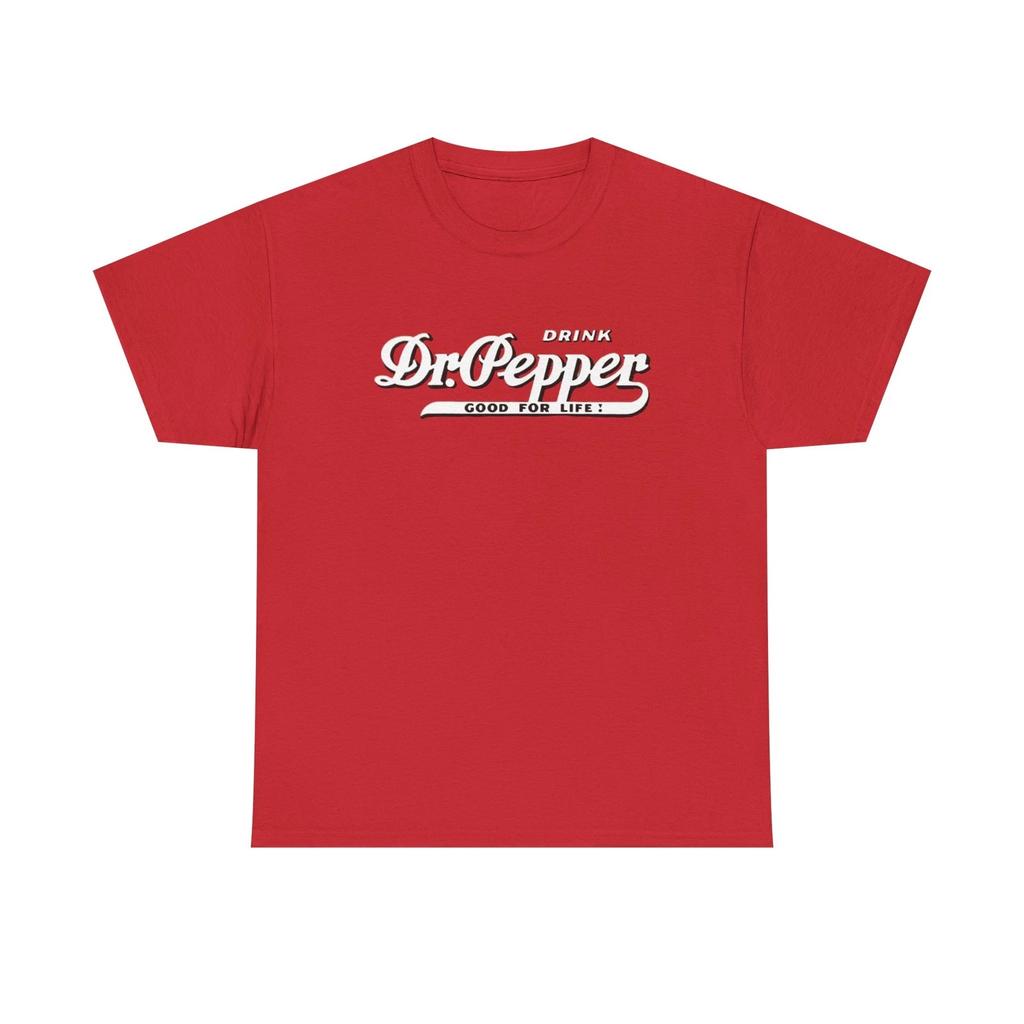 Dr. Pepper 1934-1954 Logo Printed T shirt Cool Vintage Soft Drink Collectible