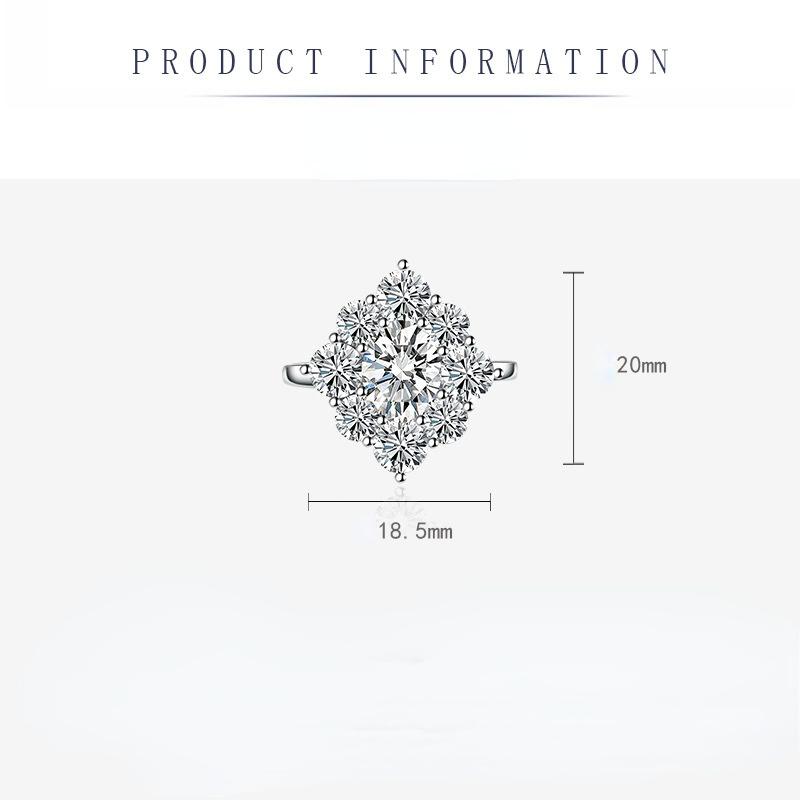 Sace Gems Classic Copper Alloy Zircon Ring Ladies Jewelry Wedding Promise Party Gift