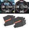 Capacul volanului mașinii ornamente din piele de căprioară pentru Mercedes Benz A45 E63 AMG GT C190 R190 W177 W205 W213 X253 GLE 53 W167 S 65 W222